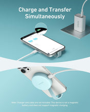 Cargar imagen en el visor de la galería, Anker MagGo - Adaptador USB-C, lector de tarjetas SD para iPhone serie 16, lector de tarjetas de memoria a19 magnético portátil con cable integrado, doble ranura para tarjeta SD y TF, transferencia de