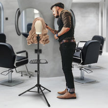 Cargar imagen en el visor de la galería, Cabeza de peluca de 22 pulgadas para peluca A24