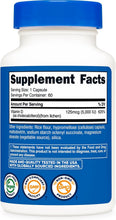 Cargar imagen en el visor de la galería, Nutricost Vitamina D3 Vegana (5,000 UI) - 60 cápsulas