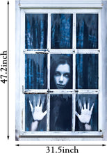 Cargar imagen en el visor de la galería, Decoraciones de ventana de Halloween 31.5x47.2" Cubierta de pared