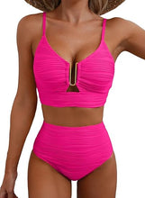 Cargar imagen en el visor de la galería, Herseas - Conjunto de bikini de 2 piezas con aro en U