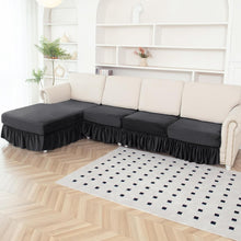 Cargar imagen en el visor de la galería, NAISI Fundas de cojín para sofá de 4 piezas A19 3 Seater + 1 Chaise