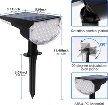 Cargar imagen en el visor de la galería, E ENERGETIC LIGHTING Luces solares para exteriores, impermeables, IP68, 4 modos de iluminación, energía solar, para jardín, patio, luces solares para Navidad, paisaje exterior, paquete de 4 (luz A19