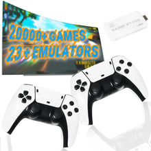Cargar imagen en el visor de la galería, Consola de juegos retro, consola de videojuegos Plug and Play integrada con más de 20000 juegos, 23 emuladores clásicos, salida HDMI de alta definición 4K para TV con controladores duales A19