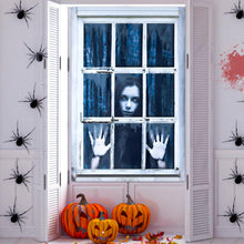 Cargar imagen en el visor de la galería, Decoraciones de ventana de Halloween 31.5x47.2" Cubierta de pared