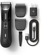 Cargar imagen en el visor de la galería, MANSCAPED® The Lawn Mower® 4.0 PRO - Cortadora de pelo para ingle y cuerpo, hoja de recortadora SkinSafe™ actualizada,ln23 peluquería húmeda/seca impermeable, compatible con carga inalámbrica y USB-C,