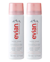 Cargar imagen en el visor de la galería, Evian Facial Spray 1.7 oz - Hydrating Mineral Water Mist for Face & Skin - Refreshes Makeup and Tones Skin