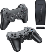 Cargar imagen en el visor de la galería, Palo de juegos retro, consola de juegos retro inalámbrica con 9 emuladores integrados, más de 20000 juegos, salida HDMI 4K, controladores inalámbricos de 0.08 oz, videojuegos Plug and Retro Play para A19