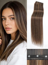 Cargar imagen en el visor de la galería, Extensiones de cabello humano con cinta