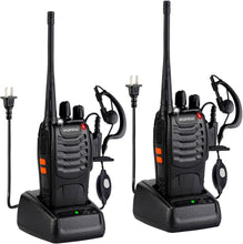 Cargar imagen en el visor de la galería, Walkie Talkies 888S recargables de largo alcance con auriculares para adultos
