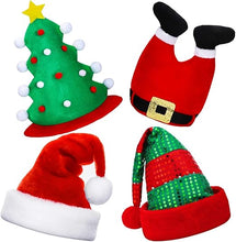 Cargar imagen en el visor de la galería, 4 Pcs Divertidas Sombreros Navidad Originales Unisex
