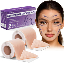 Cargar imagen en el visor de la galería, Cinta de estiramiento facial antiarrugas, adhesiva para arrugas y elevación miofascial