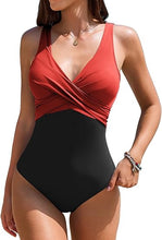 Cargar imagen en el visor de la galería, Traje de baño de una pieza para mujer, con control de abdomen