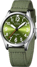 Cargar imagen en el visor de la galería, CIVO Analog Military Watches for Men: a21 Waterproof Mens Watches for Field - Military Watch for Men