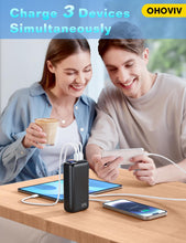 Cargar imagen en el visor de la galería, Cargador portátil de 50000 mAh, batería externa de carga rápida de 22.5 W, pantalla LED, cargador de teléfono celular portátil USB-C para iPhone 15/14/13 Pro, Android, Samsung Galaxy, etc ln23