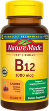Cargar imagen en el visor de la galería, Nature Made Vitamina B12 1000 mcg