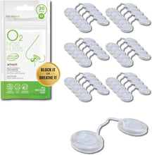 Cargar imagen en el visor de la galería, Filtros nasales O2 con filtración 3M - Pantallas nasales para alergias, polvo y humo