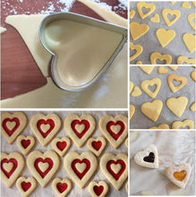 Cargar imagen en el visor de la galería, Juego de 5 cortadores de galletas Love Heart para el día de San Valentín