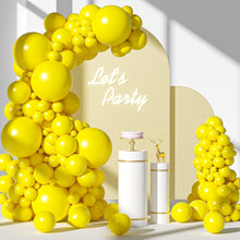 Cargar imagen en el visor de la galería, Kit de guirnalda de globos dorados metálicos para fiesta de cumpleaños