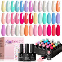 Cargar imagen en el visor de la galería, Beetles - Kit de esmalte de uñas de gel con luz UV –