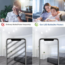 Cargar imagen en el visor de la galería, MorningLight Paquete de 6 bombillas LED A15 equivalentes a 60 W, luz diurna 5000 K, base E26, no regulable, 6.5 W 600 lúmenes, bombillas LED A15 para ventilador de techo, apliques de pared, más de A19