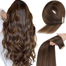 Cargar imagen en el visor de la galería, Extensiones de cabello humano con cinta