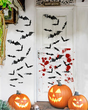 Cargar imagen en el visor de la galería, 120 unidades de Decoraciones de Murciélagos de Halloween