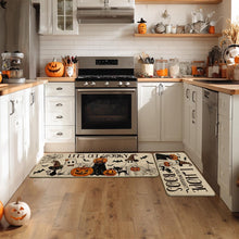 Cargar imagen en el visor de la galería, Artoid Mode Espero que hayas traído Boos Juego de 2 alfombras de cocina de Halloween
