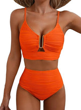 Cargar imagen en el visor de la galería, Herseas - Conjunto de bikini de 2 piezas con aro en U