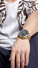 Cargar imagen en el visor de la galería, NAVIFORCE Relojes digitales militares para hombre, reloj analógico de cuarzo, A21 resistente al agua, reloj deportivo multifuncional de cuero