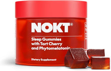 Cargar imagen en el visor de la galería, NOKT Gomitas para dormir, cereza ácida y melatonina vegana