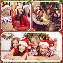 Cargar imagen en el visor de la galería, Sombreros de Papá Noel de 10 piezas a granel, gorros de Navidad