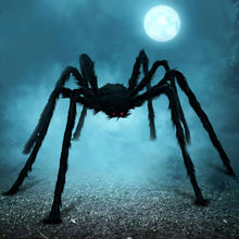 Cargar imagen en el visor de la galería, JOYIN Decoraciones de Halloween para exteriores Araña gigante