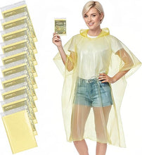 Cargar imagen en el visor de la galería, Ponchos de lluvia desechables para adultos