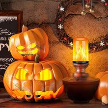 Cargar imagen en el visor de la galería, Bombillas de luz de llama LED mejoradas para decoraciones de Halloween Y-STOP,
