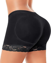 Cargar imagen en el visor de la galería, Ropa interior acolchada para mujer con levantamiento de glúteos