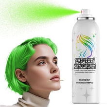 Cargar imagen en el visor de la galería, Spray de color temporal para el cabello, lavable, antiadherente, Halloween | Blanco plateado | 150ml.