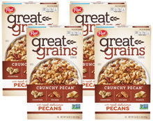 Cargar imagen en el visor de la galería, Great Grains Cereal de desayuno con pasas, dátiles y nueces pecanas, cereal de pasas con dátiles dulces y racimos de granola