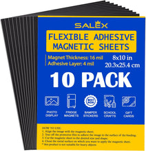 Cargar imagen en el visor de la galería, Láminas magnéticas con respaldo adhesivo