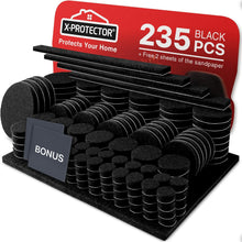 Cargar imagen en el visor de la galería, Protectores de Suelo Premium de Fieltro para Patas de Sillas para Suelos de Madera