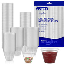 Cargar imagen en el visor de la galería, ReliMedPro Vasos medicinales desechables graduados