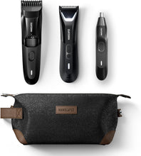 Cargar imagen en el visor de la galería, MANSCAPED® Body Beard & Face Bundle 5.0 - The Lawn Mower® 5.0 Ultra - Peluquero para la ingle y el cuerpo, The Beard Hedger™ Premium Barba,ln23 Weed Whacker® 2.0 Maquinilla de afeitar de pelo para nariz y