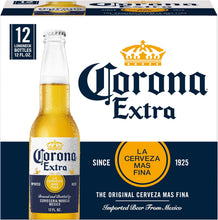 Cargar imagen en el visor de la galería, Corona Extra Cerveza, paquete de 12, botellas de 12 onzas, 4.6% ABV