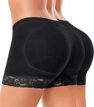 Cargar imagen en el visor de la galería, Ropa interior acolchada para mujer con levantamiento de glúteos