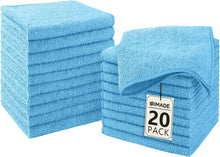 Cargar imagen en el visor de la galería, Toallitas de baño - Paquete de 20 - Toallas faciales (30 x 30 cm)