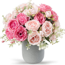 Cargar imagen en el visor de la galería, 4 Paquetes de Arreglos Florales de Decoración para Granja Hogar Boho Centro de Mesa de Boda