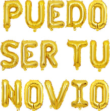 Cargar imagen en el visor de la galería, Decoraciones para letras de papel de aluminio de 16 pulgadas