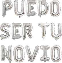 Cargar imagen en el visor de la galería, Decoraciones para letras de papel de aluminio de 16 pulgadas