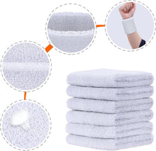 Cargar imagen en el visor de la galería, Muñequera y diademas Absorbente de humedad Banda absorbente para el sudor 6Pcs NDP-5