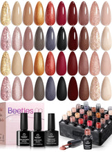 Cargar imagen en el visor de la galería, Beetles - Kit de esmalte de uñas de gel con luz UV –